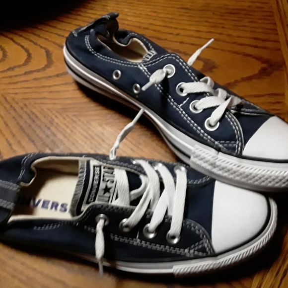 UNISEX Converse Navy Blue Chucks; NEVER WORN! - Picture 10 of 10